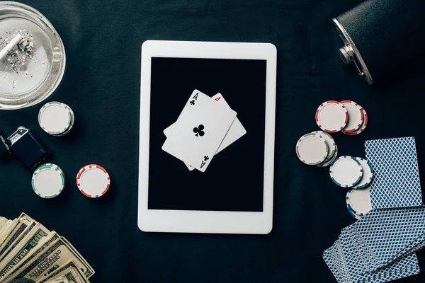Live casino tables and game selection interface